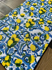 Sicilian Lemon Tile Table Runner