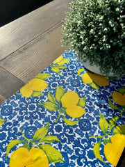 Sicilian Lemon Tile Table Runner