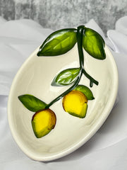 Italian Ceramic Side Dish Bowl | Italian Ceramic Soap Holder