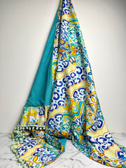 Majolica & Mediterranean Beach Towel