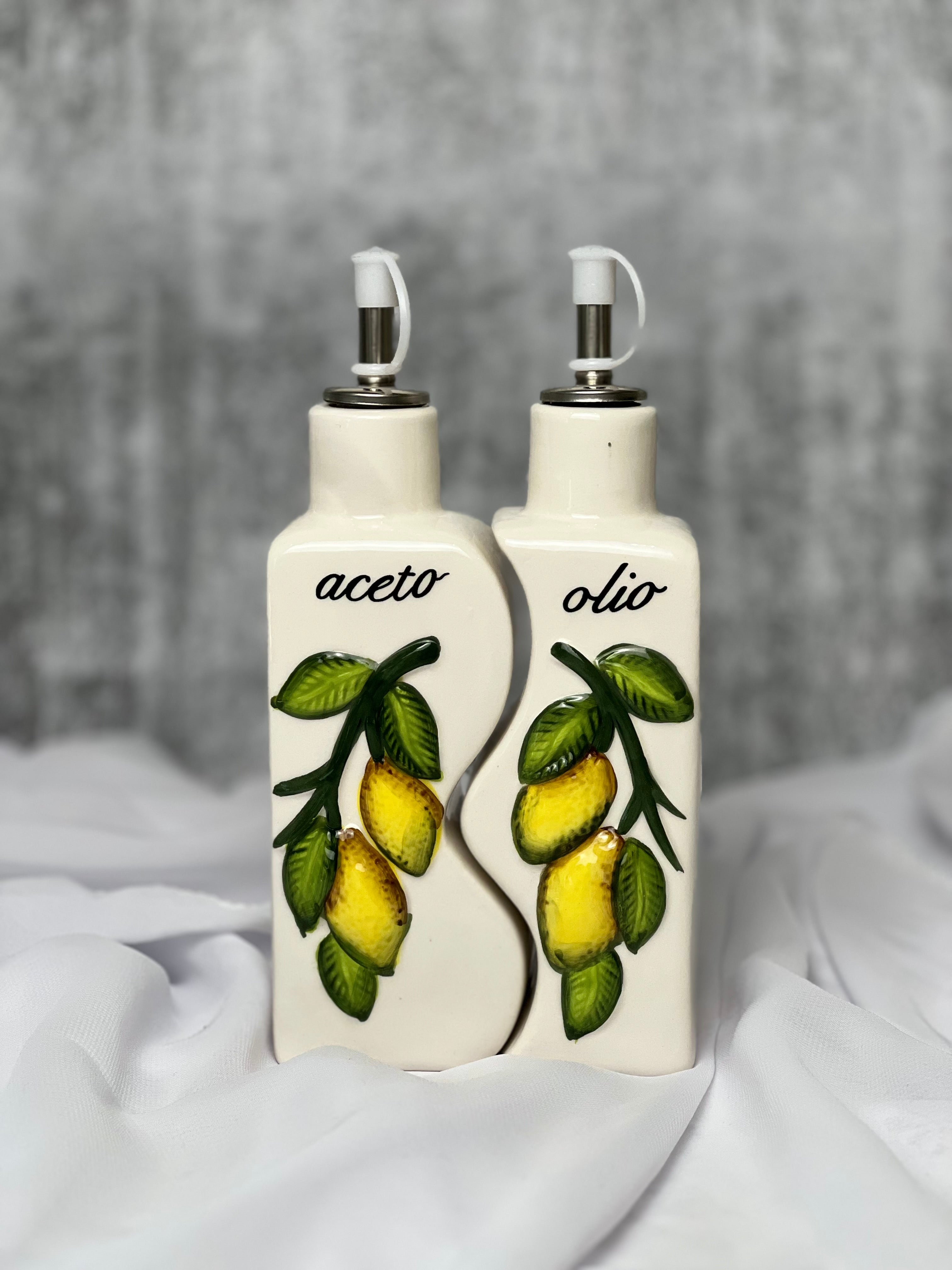 Aceto Olio Pourers Olive Oil Set