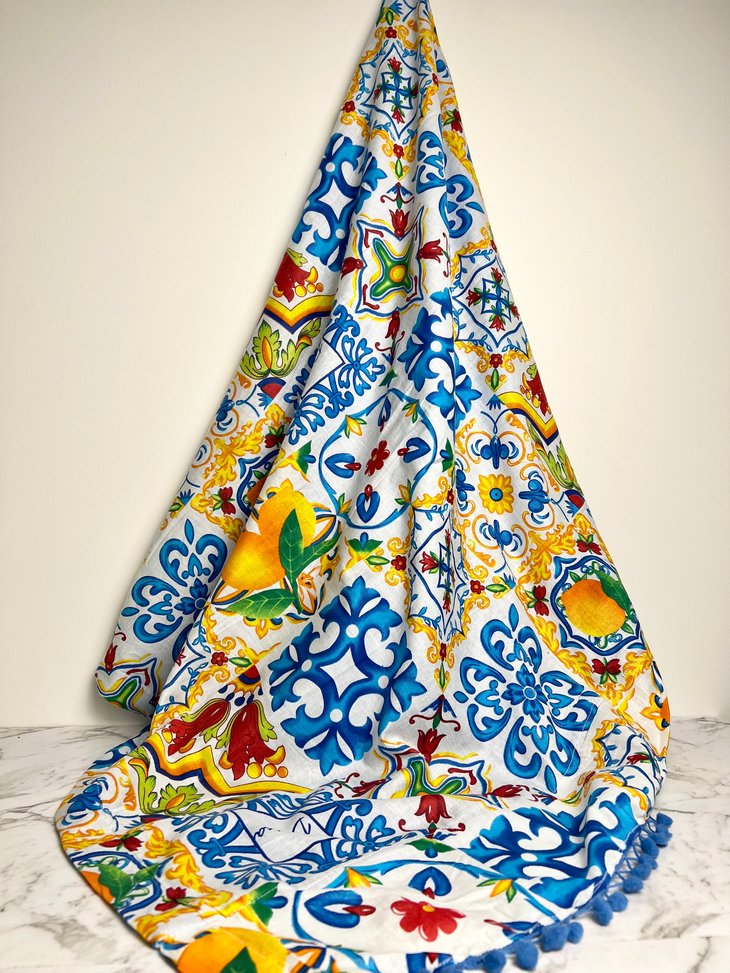 Majolica & Mediterranean Beach Towel