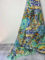 Italian Beach Sarong | Lemon Print