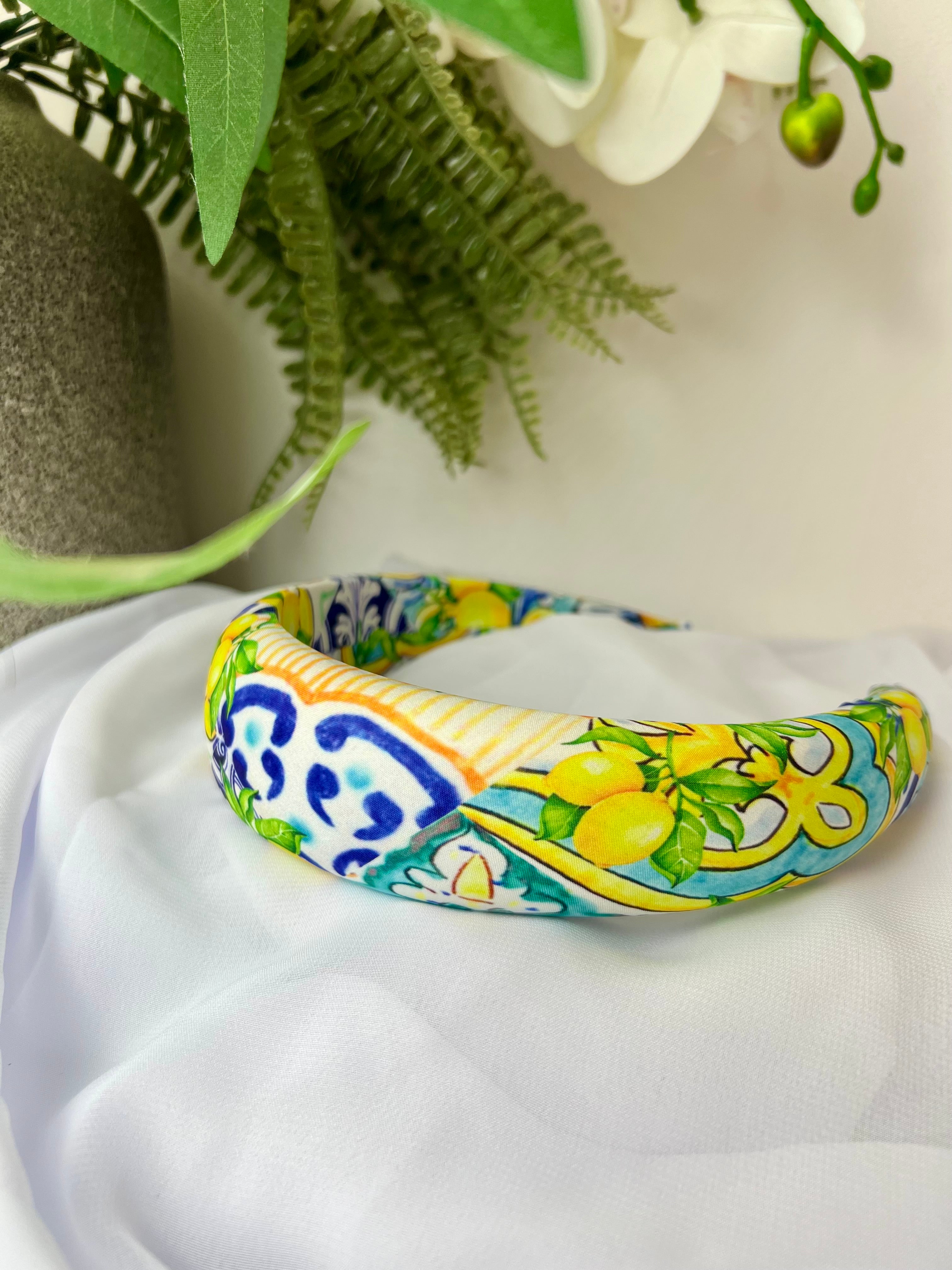 Mediterranean Print Headband