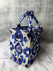 Majolica & Italian Lemon Print Travel Bag | Medium Size Bag