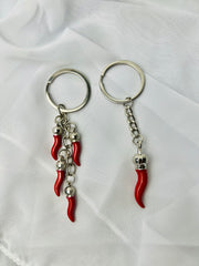 Italian Red Horn Keychain Cornetto Cornicello
