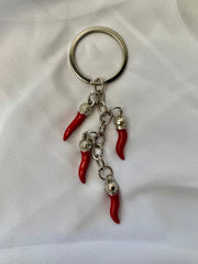 Italian Red Horn Keychain Cornetto Cornicello