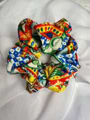Dolce Majolica Print Scrunchie