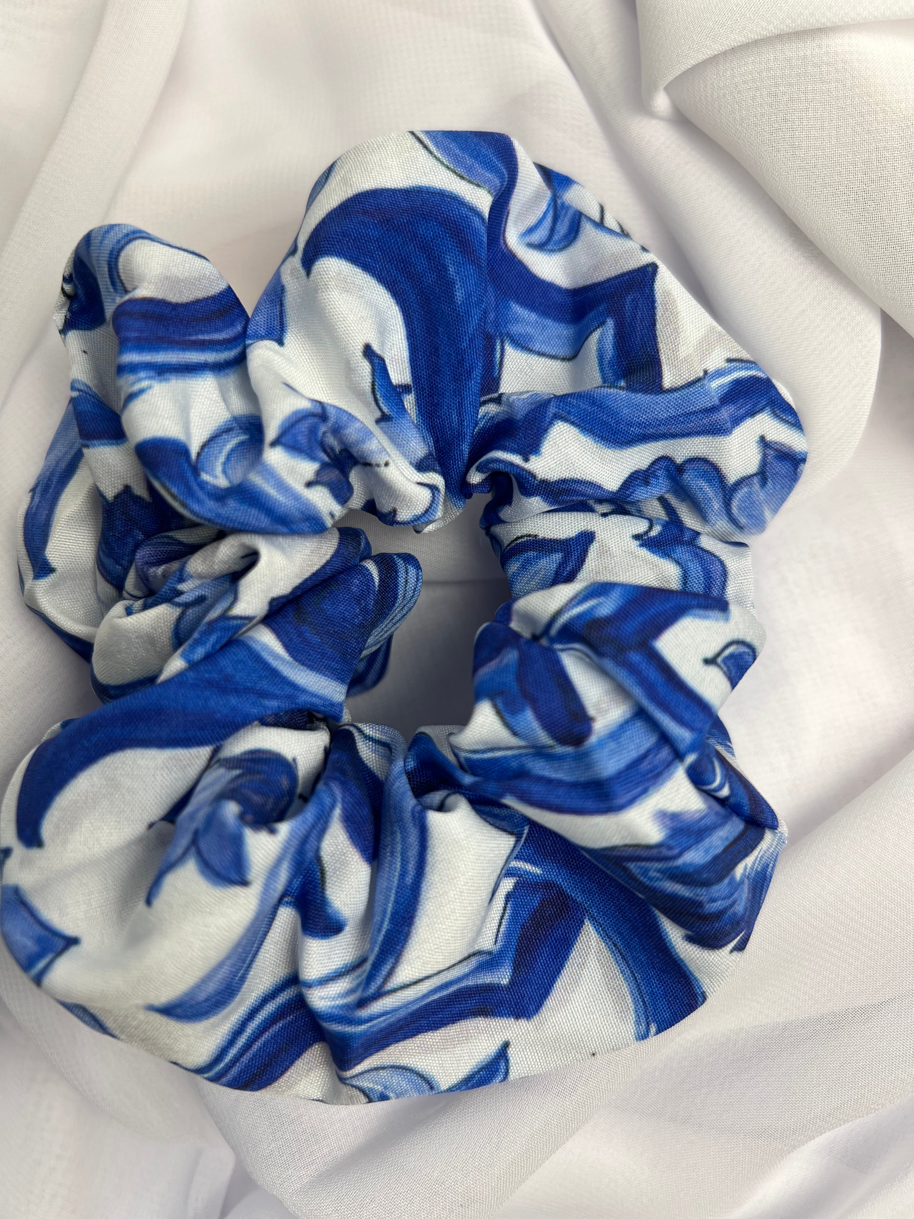 Dolce Majolica Print Scrunchie