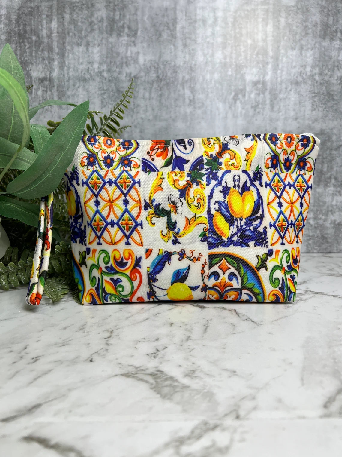 Italian Design Travel Bag | Majolica Make Up Bag