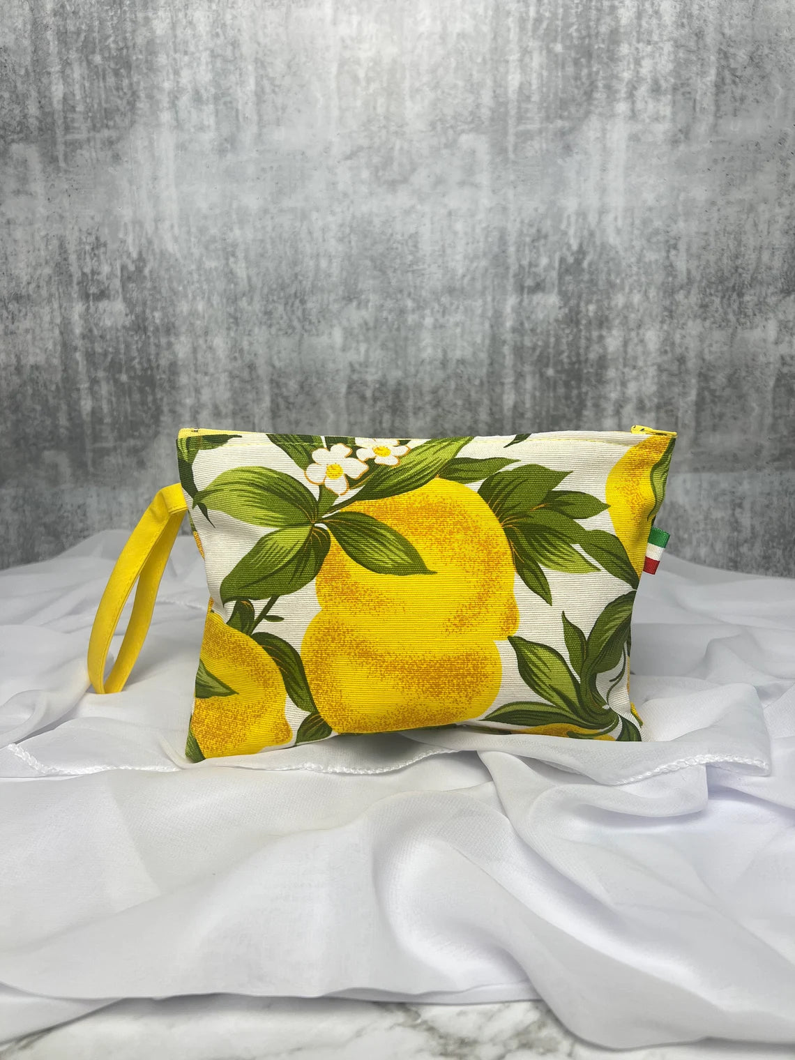 Make Up bag - Lemon Print | Travel Bag | Made in Italy