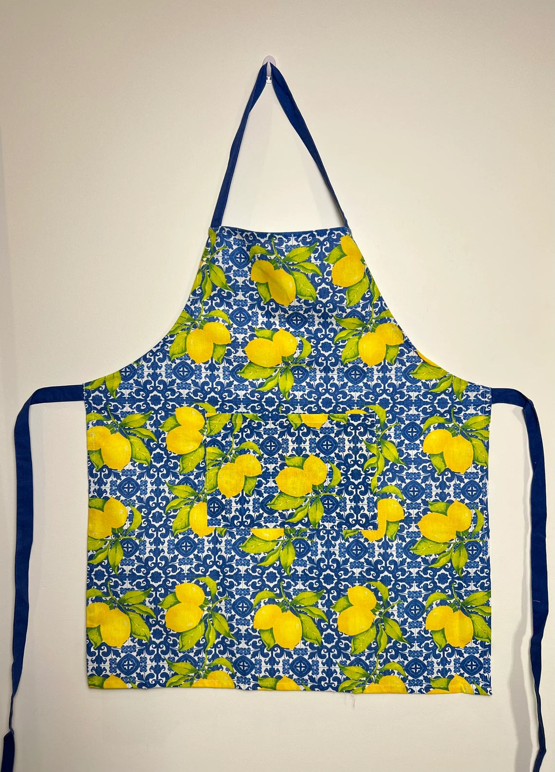 Italian Sicilian Apron | Mediterranean Design | Kitchen Apron