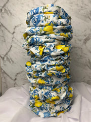 Handmade Italian Majolica Print Scrunchie