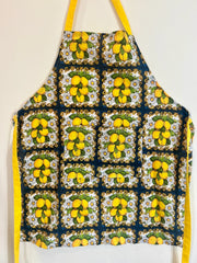 Italian Sicilian Apron | Mediterranean Design | Kitchen Apron