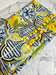 Italian Beach Sarong | Lemon Print